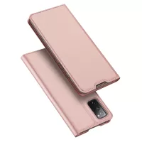 DUX DUCIS Skin Pro Series Card Slot PU Leather Phone Cover for Samsung Galaxy S20 FE/Fan Edition/S20 Lite/S20 FE 5G/Fan Edition 5G - Rose Gold