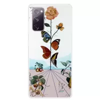 Pattern Printing TPU Phone Soft Case for Samsung Galaxy S20 FE/S20 Fan Edition/S20 FE 5G/S20 Fan Edition 5G/S20 Lite - Butterfly