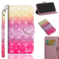 Pattern Printing Light Spot Decor Leather Cover for Samsung Galaxy Note20 Ultra/Note20 Ultra 5G - Glitter Elements