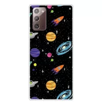 Pattern Printing TPU Case for Samsung Galaxy Note20 4G/5G - Planet