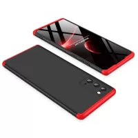 GKK Detachable 3-Piece Matte Hard PC Phone Cover for Samsung Galaxy Note20 4G/5G - Black / Red