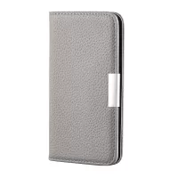 Litchi Skin Leather with Card Slots Case for Samsung Galaxy Note20 4G/5G - Grey