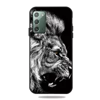 Pattern Printing TPU Back Case for Samsung Galaxy Note20 4G/5G - Lion