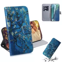 Pattern Printing PU Leather Wallet Case for Samsung Galaxy Note20 4G/5G - Vivid Flower