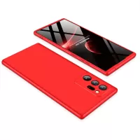 GKK Detachable 3-Piece Matte Hard PC Phone Case for Samsung Galaxy Note20 Ultra/Note20 Ultra 5G - Red