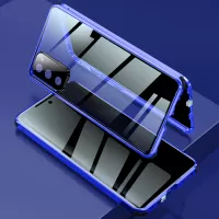 Four Corner Anti-Fall Double Side Anti-peep Tempered Glass Lock Installation Lens Cover Phone Case for Samsung Galaxy S20 FE/S20 Fan Edition/S20 FE 5G/S20 Fan Edition 5G/S20 Lite - Blue