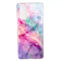 Marble Pattern Anti-drop IMD TPU Cover for Samsung Galaxy S20 FE 5G / Galaxy S20 FE/ Galaxy S20 Lite  - Style U