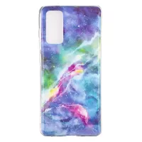 Marble Pattern Anti-drop IMD TPU Cover for Samsung Galaxy S20 FE 5G / Galaxy S20 FE/ Galaxy S20 Lite  - Style O