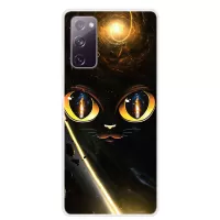 Pattern Printing TPU Phone Soft Case for Samsung Galaxy S20 FE/S20 Fan Edition/S20 FE 5G/S20 Fan Edition 5G/S20 Lite - Cat Face