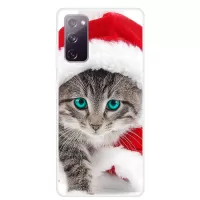 Pattern Printing TPU Phone Soft Case for Samsung Galaxy S20 FE/S20 Fan Edition/S20 FE 5G/S20 Fan Edition 5G/S20 Lite - Cat