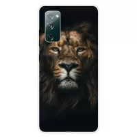 High Transmittance Patterned Shell for Samsung Galaxy S20 FE/S20 Fan Edition/S20 FE 5G/S20 Fan Edition 5G/S20 Lite TPU Case - Lion