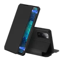 DUX DUCIS Skin X Magneic Absorption Leather Foldable Stand Case with Card Slots for Samsung Galaxy S20 FE/S20 Fan Edition/S20 FE 5G/S20 Fan Edition 5G/S20 Lite/S20 Lite - Black