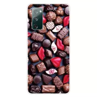 Pattern Printing Flexible TPU Phone Case for Samsung Galaxy S20 FE 4G/FE 5G/S20 Lite  - Dessert