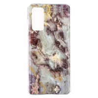 Marble Pattern Anti-drop IMD TPU Cover for Samsung Galaxy S20 FE 5G / Galaxy S20 FE/ Galaxy S20 Lite  - Style A