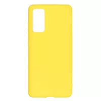 Pure Colour Matte Soft TPU Cover Phone Case for Samsung Galaxy S20 FE/S20 Fan Edition/S20 FE 5G/S20 Fan Edition 5G/S20 Lite - Yellow