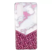 Marble Pattern Anti-drop IMD TPU Cover for Samsung Galaxy S20 FE 5G / Galaxy S20 FE/ Galaxy S20 Lite  - Style V