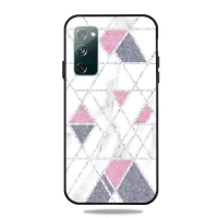 Matte Black TPU Case for Samsung Galaxy S20 FE/S20 Fan Edition/S20 FE 5G/S20 Fan Edition 5G/S20 Lite Fashion Marble Texture - Style H