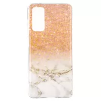 Marble Pattern Anti-drop IMD TPU Cover for Samsung Galaxy S20 FE 5G / Galaxy S20 FE/ Galaxy S20 Lite  - Style D