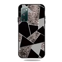 Matte Black TPU Case for Samsung Galaxy S20 FE/S20 Fan Edition/S20 FE 5G/S20 Fan Edition 5G/S20 Lite Fashion Marble Texture - Style J