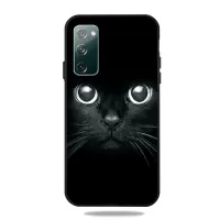 Pattern Printing TPU Shell Case Cover for Samsung Galaxy S20 FE/S20 Fan Edition/S20 FE 5G/S20 Fan Edition 5G/S20 Lite - Cat