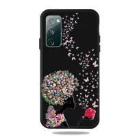 Pattern Printing TPU Shell Case Cover for Samsung Galaxy S20 FE/S20 Fan Edition/S20 FE 5G/S20 Fan Edition 5G/S20 Lite - Flower