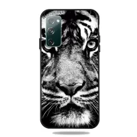 Pattern Printing TPU Shell Case Cover for Samsung Galaxy S20 FE/S20 Fan Edition/S20 FE 5G/S20 Fan Edition 5G/S20 Lite - Tiger
