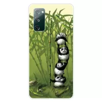 For Samsung Galaxy S20 FE/S20 Fan Edition/S20 FE 5G/S20 Fan Edition 5G/S20 Lite Pattern Printing IMD Soft TPU Phone Case - Panda