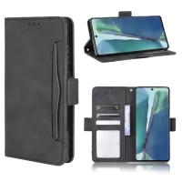 Protector Wallet Leather Stand Case for Samsung Galaxy S20 FE/S20 Fan Edition/S20 FE 5G/S20 Fan Edition 5G/S20 Lite/S20 Lite Anti-Scratch Surface Leather Shell - Black