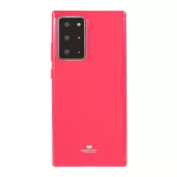 MERCURY GOOSPERY Glitter Powder TPU Phone Case for Samsung Galaxy Note20 Ultra/Note20 Ultra 5G - Rose