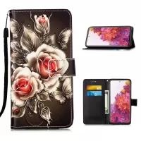 Pattern Printing Leather Wallet Stand Case for Samsung Galaxy S20 FE/S20 Fan Edition/S20 FE 5G/S20 Fan Edition 5G/S20 Lite - Vivid Flower