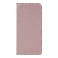 CMAI2 Auto-absorbed Folio PU Leather Cover with Card Slots for Samsung Galaxy S20 FE/S20 Fan Edition/S20 FE 5G/S20 Fan Edition 5G/S20 Lite - Rose Gold