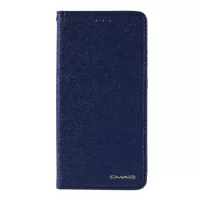 CMAI2 Auto-absorbed Folio PU Leather Cover with Card Slots for Samsung Galaxy S20 FE/S20 Fan Edition/S20 FE 5G/S20 Fan Edition 5G/S20 Lite - Dark Blue