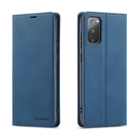 FORWENW Fantasy Series Skin Feeling Leather Case for Samsung Galaxy S20 FE 4G/FE 5G/S20 Lite - Blue