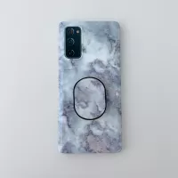 Kickstand Simple Marble Patterned TPU Cover for Samsung Galaxy S20 FE/S20 Fan Edition/S20 FE 5G/S20 Fan Edition 5G/S20 Lite - Style C