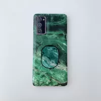 Kickstand Simple Marble Patterned TPU Cover for Samsung Galaxy S20 FE/S20 Fan Edition/S20 FE 5G/S20 Fan Edition 5G/S20 Lite - Style E