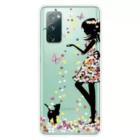 Printing Skin IMD TPU Cover for Samsung Galaxy S20 FE/S20 Fan Edition/S20 FE 5G/S20 Fan Edition 5G/S20 Lite - Beauty