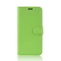 Magnetic Leather Litchi Skin Case for Samsung Galaxy S20 FE/S20 Fan Edition/S20 FE 5G/S20 Fan Edition 5G/S20 Lite - Green