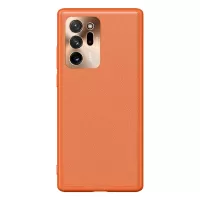 FUKELAI CD Veins PC + TPU Phone Cover with Camera Covering for Samsung Galaxy Note20 Ultra/Note20 Ultra 5G - Orange