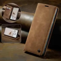 CASEME 013 Series Auto-absorbed Leather Folio Flip Stand Wallet Case for Samsung Galaxy S20 FE/S20 Fan Edition/S20 FE 5G/S20 Fan Edition 5G/S20 Lite - Brown