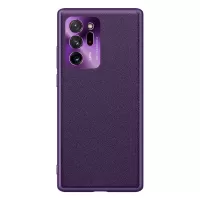 FUKELAI CD Veins PC + TPU Phone Cover with Camera Covering for Samsung Galaxy Note20 4G/5G - Purple