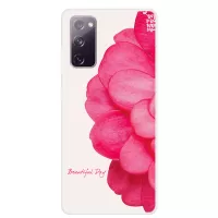 Pattern Printing TPU Cover Case for Samsung Galaxy S20 FE 4G/FE 5G/S20 Lite  - Beautiful Flower