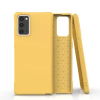 Matte TPU Back Cell Phone Case for Samsung Galaxy Note20 5G / Galaxy Note20 - Yellow