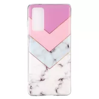 Marble Pattern Anti-drop IMD TPU Cover for Samsung Galaxy S20 FE 5G / Galaxy S20 FE/ Galaxy S20 Lite  - Style Q