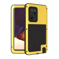 LOVE MEI Shockproof Dropproof Dustproof Metal Case for Samsung Galaxy Note20 Ultra/Note20 Ultra 5G [Without Glass] - Yellow
