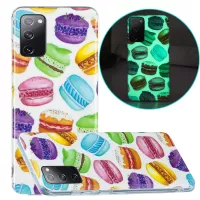 Luminous IMD TPU Phone Case Back Cover Shell for Samsung Galaxy S20 Lite/S20 FE 4G/5G/S20 Fan Edition - Hamburger