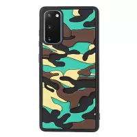 Stylish Rugged Camouflage Pattern Anti-fall TPU Phone Cover Case for Samsung Galaxy S20 FE/S20 FE 5G/S20 Lite - Green