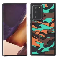 Stylish Rugged Camouflage Pattern Anti-fall TPU Phone Cover Case for Samsung Galaxy Note20 Ultra/Note20 Ultra 5G - Orange
