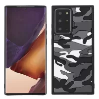 Stylish Rugged Camouflage Pattern Anti-fall TPU Phone Cover Case for Samsung Galaxy Note20 Ultra/Note20 Ultra 5G - Grey