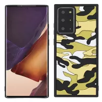 Stylish Rugged Camouflage Pattern Anti-fall TPU Phone Cover Case for Samsung Galaxy Note20 Ultra/Note20 Ultra 5G - Yellow