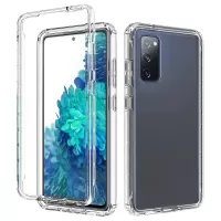 Gradient Color Clear TPU + PC Case for Samsung Galaxy S20 FE/S20 Fan Edition/S20 FE 5G/S20 Fan Edition 5G/S20 Lite - Transparent